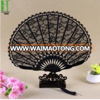 costom lady summer gifts lace wedding hand held fan