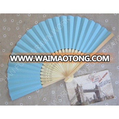 custom Japanese paper hand fans wedding