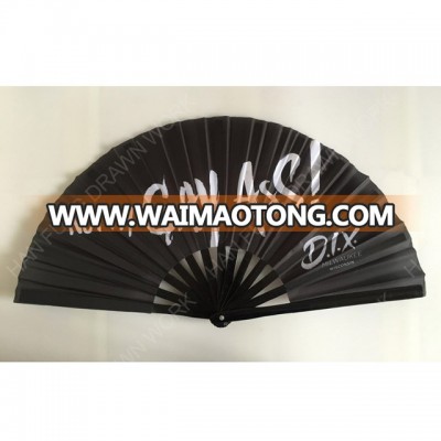 black diy folding chinese fan